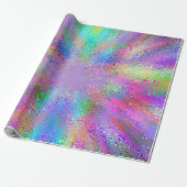 Rocket Rainbow Geschenkpapier (Ungerollt)