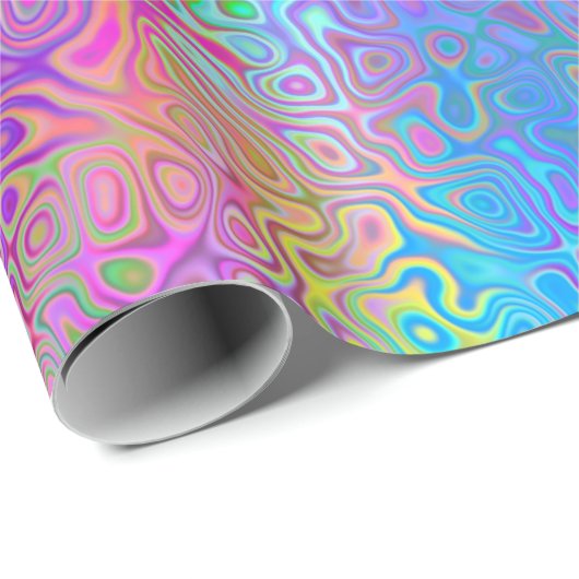 Rocket Rainbow Geschenkpapier (Rolleneckpunkt)