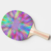 Rocket Rainbow Tischtennis Schläger (Seitenansicht)