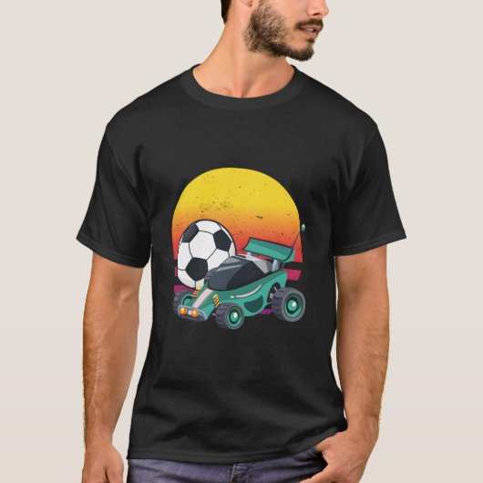 Rocket Rc Fußball Auto Liga T-Shirt (Vorderseite)