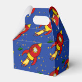 Rocket Red Gable Favor Box Geschenkschachtel (Vorderseite)