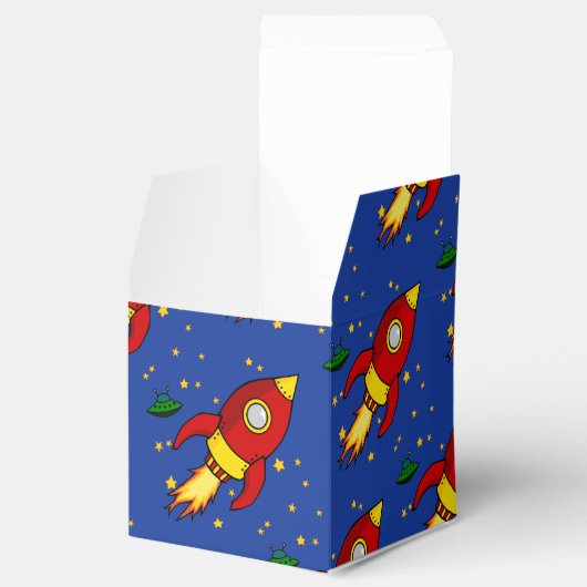 Rocket Red Gelb Classic Gevor Box Geschenkschachtel (Geöffnet)