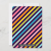 Rocket Robot Oututer Space Baby Shower Einladung (Rückseite)