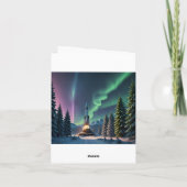 Rocket Santa Feiertagskarte (Rückseite)