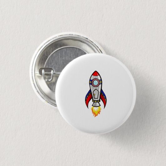 Rocket-Schiff Button (Vorne & Hinten)