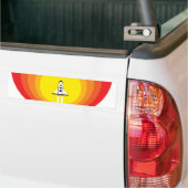 Rocket-Schiff und der Sonnenfleck Autoaufkleber (Auf Lkw)