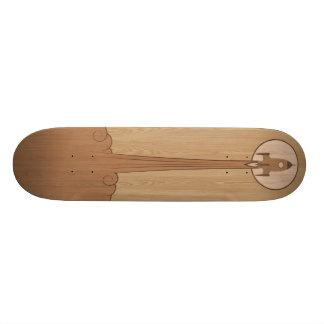 Rocket-Schiffs-Einlegearbeit-Plattform Skateboard