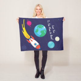 Rocket-Schiffs-Fleece-Decke Fleecedecke