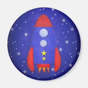 Rocket-Schiffs-Gastgeschenk Magnet