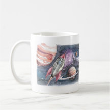 Rocket-Schiffs-Kaffee-Tasse