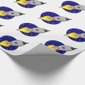 Rocket-Schiffs-Packpapier Geschenkpapier (Ecke)