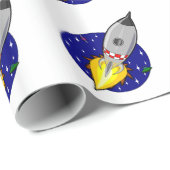 Rocket-Schiffs-Packpapier Geschenkpapier (Rolleneckpunkt)