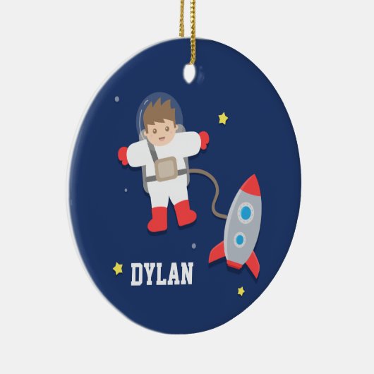Rocket-Schiffs-Weltraum-wenig Keramikornament (Rechts)