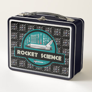 Rocket Science Metal Lunchbox