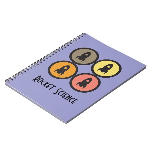Rocket Science-Notebook Notizblock (Linke Seite)