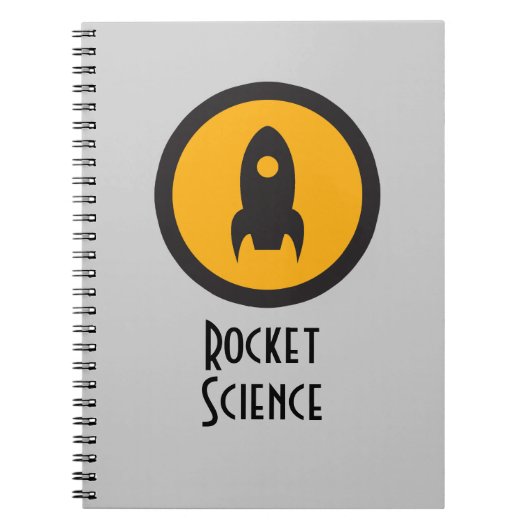 Rocket Science-Notebook Notizblock (Vorderseite)
