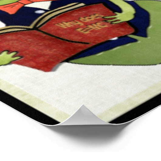 Rocket Scientist ABC HOMESCHOOL LEHRER Poster (Ecke)