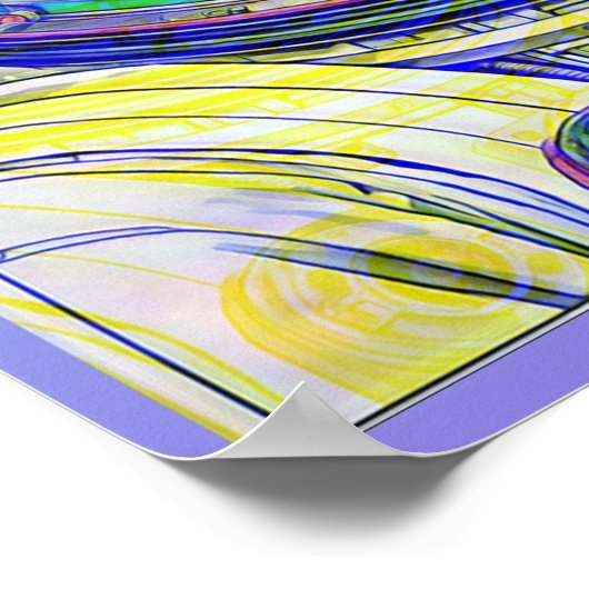 ROCKET SCIENTIST GIRL POSTER (Ecke)