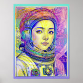 ROCKET SCIENTIST GIRL POSTER (Vorne)