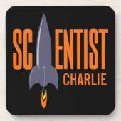 Rocket Scientist individuelle Name Kunststoff-Unte Untersetzer (Vorderseite)