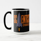 Rocket Scientist-individuelle Name-Tasse Tasse (Links)