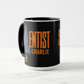 Rocket Scientist-individuelle Name-Tasse Tasse (Vorderseite Links)