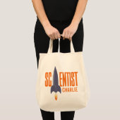 Rocket Scientist individuelle Name Totbeutel Tragetasche (Vorderseite (Produkt))