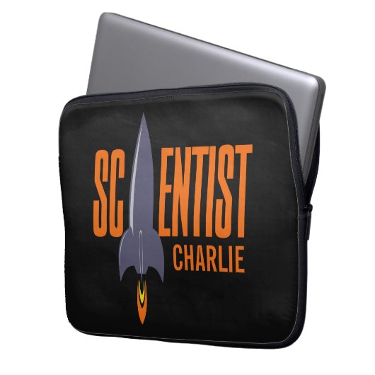 Rocket Scientist - Laptop-Ärmel Laptopschutzhülle (Vorderseite Links)
