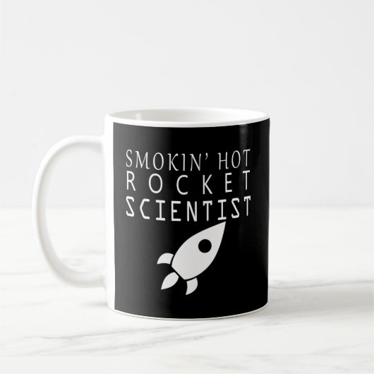 Rocket Scientist Rocketry Nerd für Science Geek Kaffeetasse (Links)