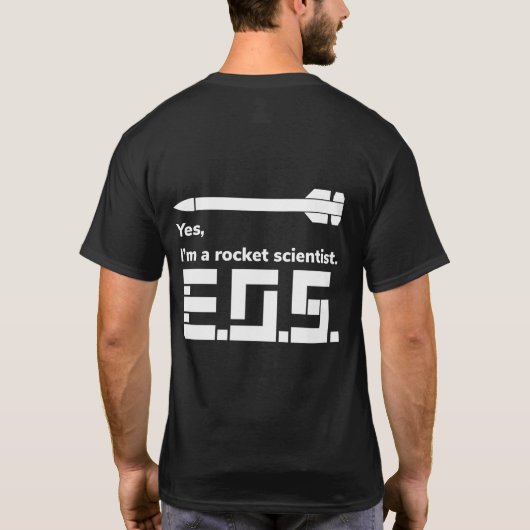 Rocket Scientist-T - Shirt (Rückseite)
