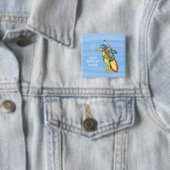 Rocket Seepferd Geburtstag Button (Beispiel)