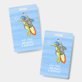 Rocket Seepferdchen VIP PASS Ausweis (Vorder- & Rückseite)