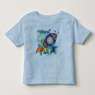 Rocket Ship 3. Geburtstag T - Shirt und Geschenke