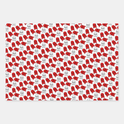 Rocket Ship Birthday Geschenkpapier Set (Vorderseite 3)