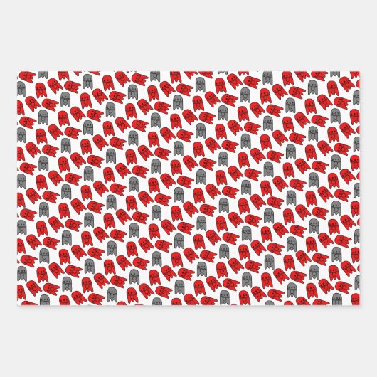 Rocket Ship Birthday Geschenkpapier Set (Vorderseite 2)