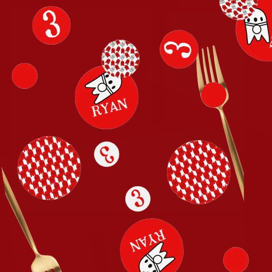 Rocket Ship Birthday Party Konfetti