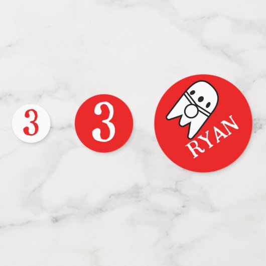 Rocket Ship Birthday Party Konfetti (Vorderseiten)