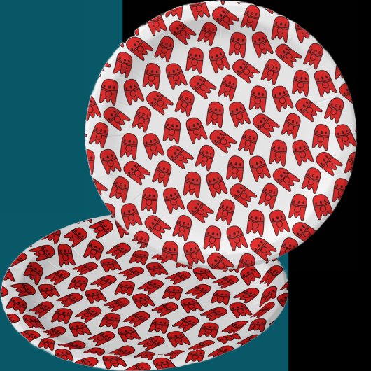 Rocket Ship Birthday Party Pappteller