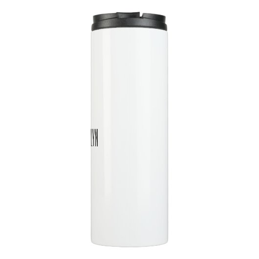 Rocket ship cartoon illustration thermosbecher (Rückseite)