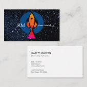 Rocket Ship-Logo | Sterns Visitenkarte (Vorne/Hinten)