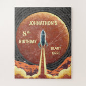 Rocket Ship Universe Planet Space Fun Puzzle (Vertikal)