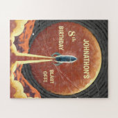 Rocket Ship Universe Planet Space Fun Puzzle (Horizontal)