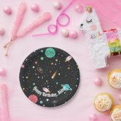 Rocket Ships and Planets Pappteller (Party)