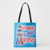 Rocket Slides Rock Fun Playground Homage Tasche (Vorderseite)
