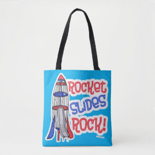 Rocket Slides Rock Fun Playground Homage Tasche