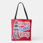 Rocket Slides Rock Fun Playground Homage Tasche (Rückseite)