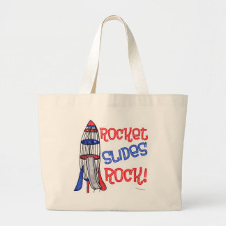 Rocket Slides Rock Fun Playground Nostalgie Jumbo Stoffbeutel