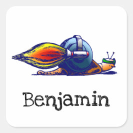 Rocket Snail Aufkleber