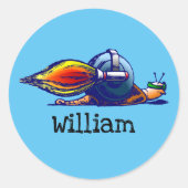 Rocket Snail Aufkleber (Vorderseite)