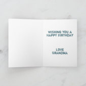 Rocket Snail Faltkarte Geburtstagskarte Karte (Innenseite)